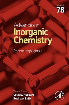 portada Advances in Inorganic Chemistry: Recent Highlights: Volume 78 (Advances in Inorganic Chemistry, Volume 78) (en Inglés)