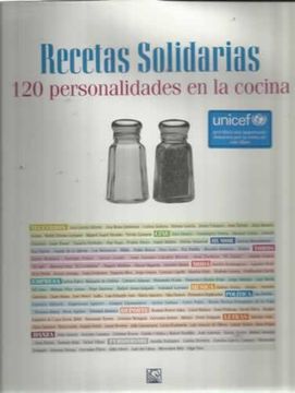 portada recetas solidarias 120 personalidades en la cocina (in Spanish)