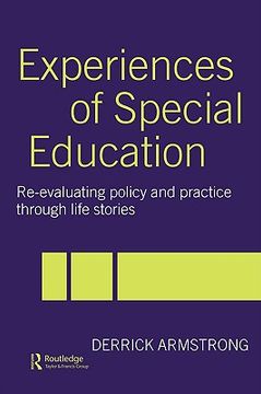 portada experiences of special education: re-evaluating policy and practice through life stories (in English)