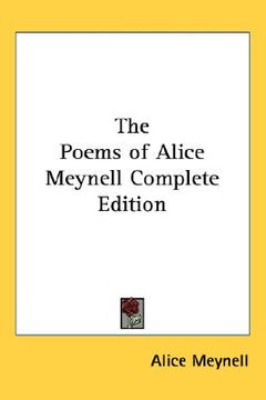 portada the poems of alice meynell: complete edition