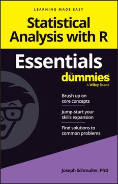 portada Statistical Analysis With R Essentials for Dummies (en Inglés)