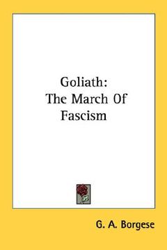 portada goliath: the march of fascism (en Inglés)