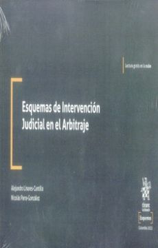 portada Esquemas de Intervencion Judicial en el Arbitraje