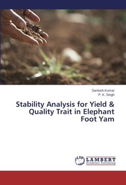portada Stability Analysis for Yield & Quality Trait in Elephant Foot Yam