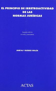 portada El Principio de Irretroactividad de las Normas Juridicas (in Spanish)