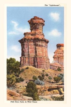 portada Vintage Journal The Lighthouse Rock, Palo Duro Park, Texas (in English)