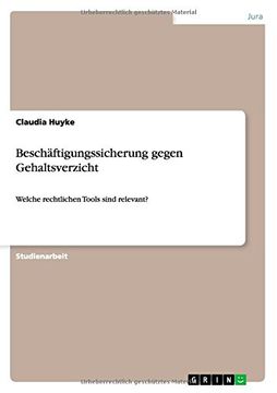 portada Beschäftigungssicherung gegen Gehaltsverzicht (German Edition)