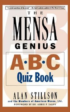 portada mensa genius a-b-c quiz book (en Inglés)