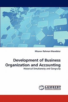 portada development of business organization and accounting (in English)