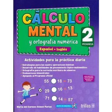 portada Calculo Mental y Ortografia Numerica 2, Primaria (in Spanish)