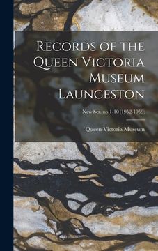 portada Records of the Queen Victoria Museum Launceston; new ser. no.1-10 (1952-1959) (en Inglés)