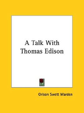 portada a talk with thomas edison (in English)