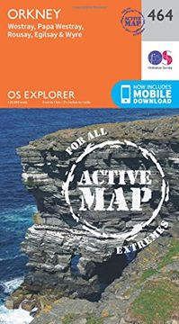portada Orkney - Westray, Papa Westray, Rousay, Egilsay and Wyre 1 : 25 000 (OS Explorer Active Map)