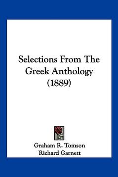portada selections from the greek anthology (1889) (en Inglés)