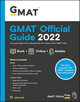 portada Gmat Official Guide 2022: Book + Online Question Bank (libro en Inglés)
