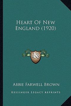 portada heart of new england (1920) (en Inglés)