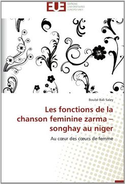 portada Les Fonctions de La Chanson Feminine Zarma - Songhay Au Niger