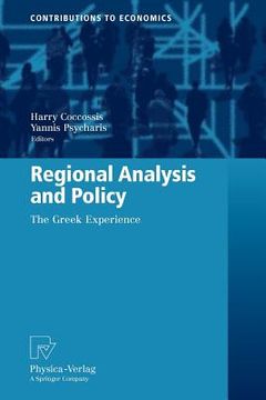portada regional analysis and policy: the greek experience (in English)