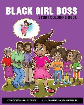 portada Black Girl Boss Story Coloring Book