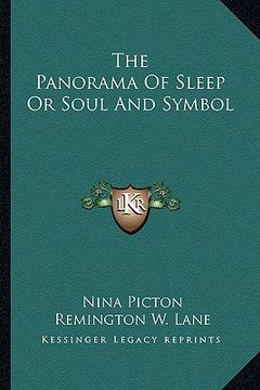 portada the panorama of sleep or soul and symbol (en Inglés)