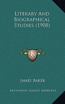 portada literary and biographical studies (1908) (en Inglés)