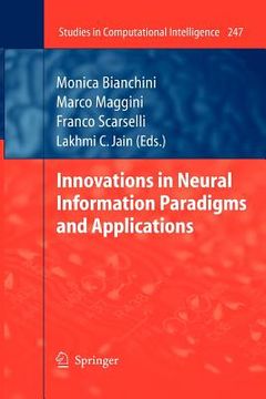 portada innovations in neural information paradigms and applications (en Inglés)