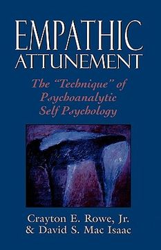 portada empathic attunement: the 'technique' of psychoanalytic self psychology (in English)