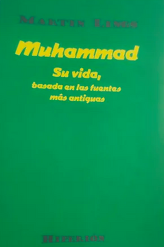 portada Muhammad: Su Vida, Basada en las Fuentes más Antiguas (Libros Hiperión) (in Spanish)