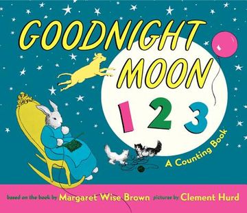portada goodnight moon 123 padded board book: a counting book