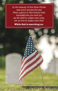 portada Memorial Day Bulletin: God Is Marching on (Package of 100): Battle Hymn of the Republic