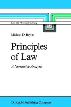 portada principles of law: a normative analysis (in English)