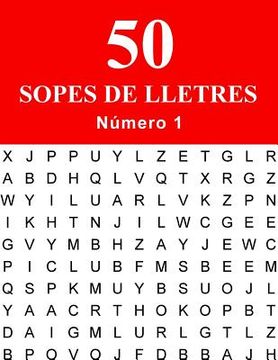 portada 50 Sopes de lletres - N. 1 (en Catalá)