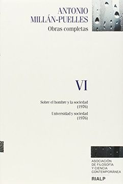 portada Obras Completas de Antonio Millan - Puelles Vol. Vi (in Spanish)
