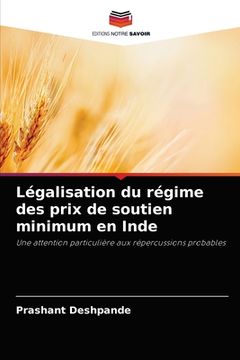 portada Légalisation du régime des prix de soutien minimum en Inde (in French)