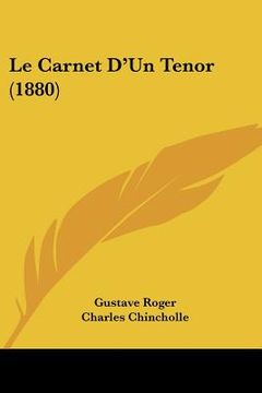 portada Le Carnet D'Un Tenor (1880) (in French)