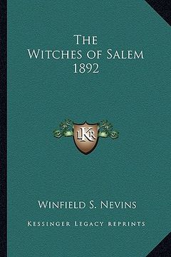 portada the witches of salem 1892 (en Inglés)