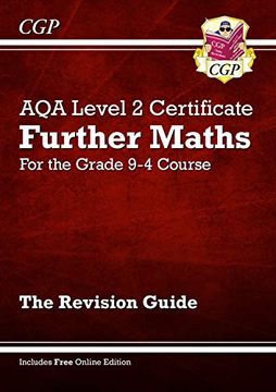 portada New Grade 9-4 aqa Level 2 Certificate: Further Maths - Revision Guide (en Inglés)