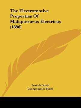 portada the electromotive properties of malapterurus electricus (1896)