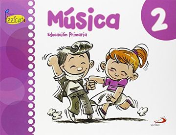 portada Proyecto Pizzicato, Música, 2 Educación Primaria