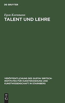 portada Talent und Lehre (in German)