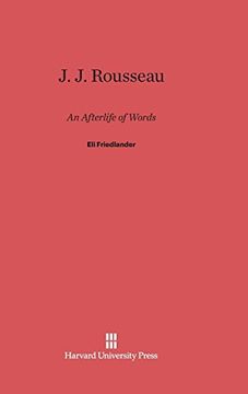 portada J. J. Rousseau: An Afterlife of Words (in English)