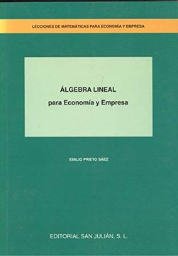 portada Algebra Lineal Para Economia Y Empresa. (in Spanish)