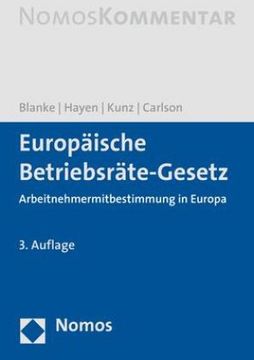 portada Europäische Betriebsräte-Gesetz: Arbeitnehmermitbestimmung in Europa (en Alemán)
