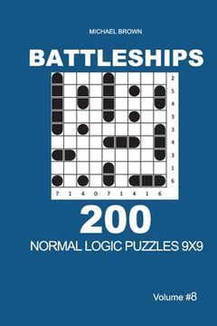 portada Battleships - 200 Normal Logic Puzzles 9x9 (Volume 8) (in English)