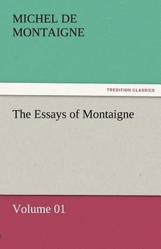 portada the essays of montaigne - volume 01