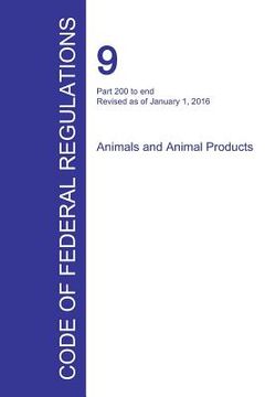 portada Code of Federal Regulations Title 9, Volume 2, January 1, 2016 (en Inglés)