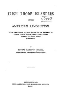 portada Irish Rhode Islanders in the American Revolution (en Inglés)