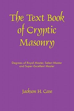 portada the text book of cryptic masonry