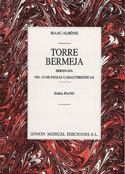 portada Albeniz Torre Bermeja Serenata No.12 Pzas Crctrstcs Op.92 Pf