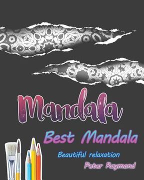 portada Best Mandala Coloring Book (Beautiful relaxation) (in English)